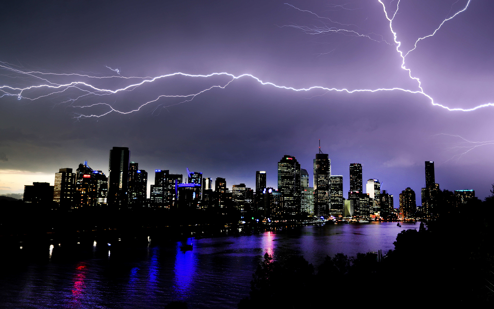 Brisbane storm for The Courier-Mail