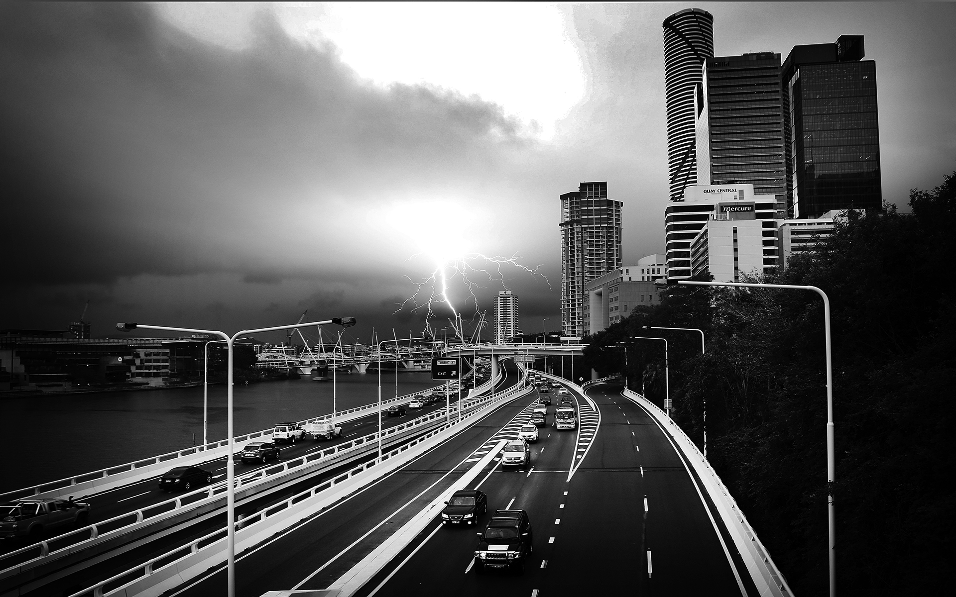 Brisbane storm for The Courier-Mail